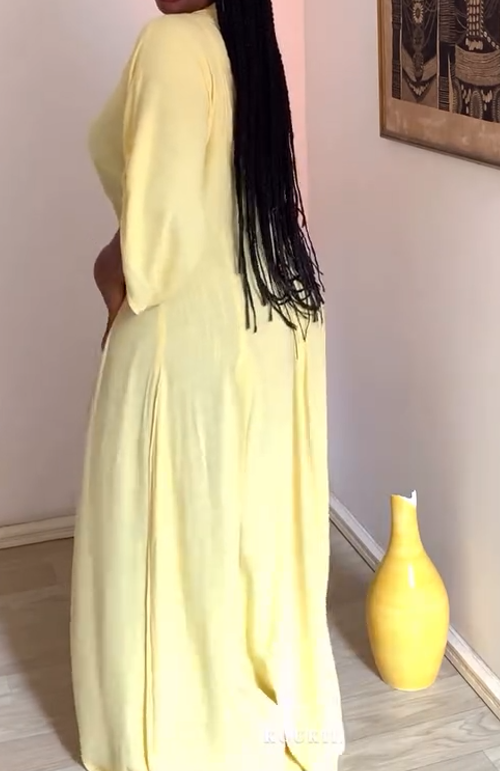 Fashionable and lightweight linen dress