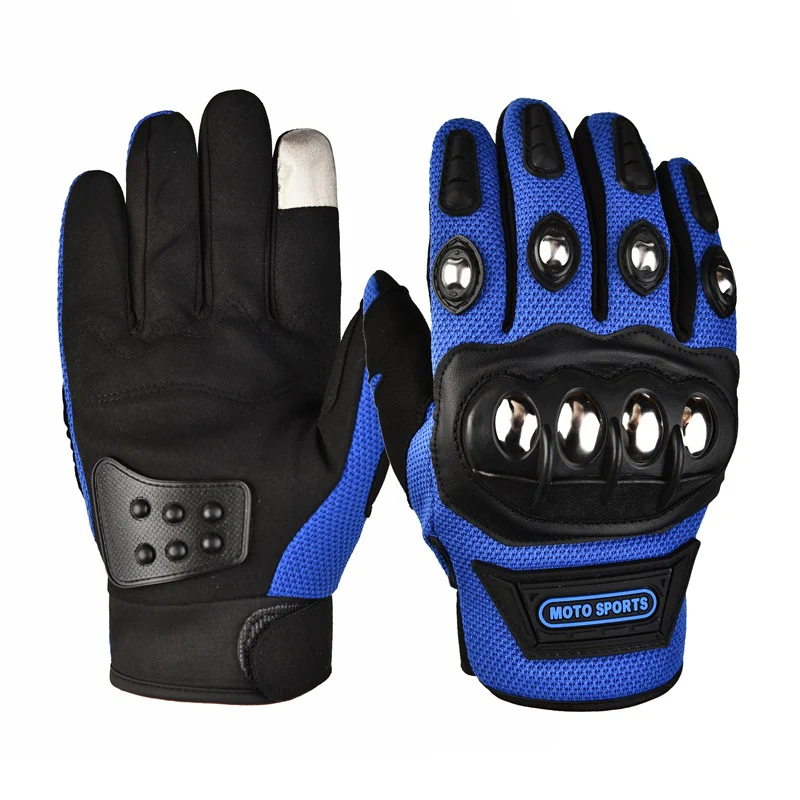 Stainless steel hard-shell tactical gloves