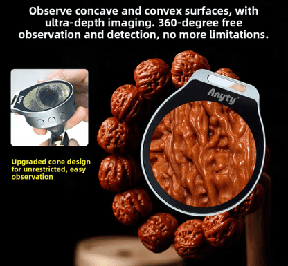 Portable LED Microscope, Magic Magnifying Loupe with R/Image Storage