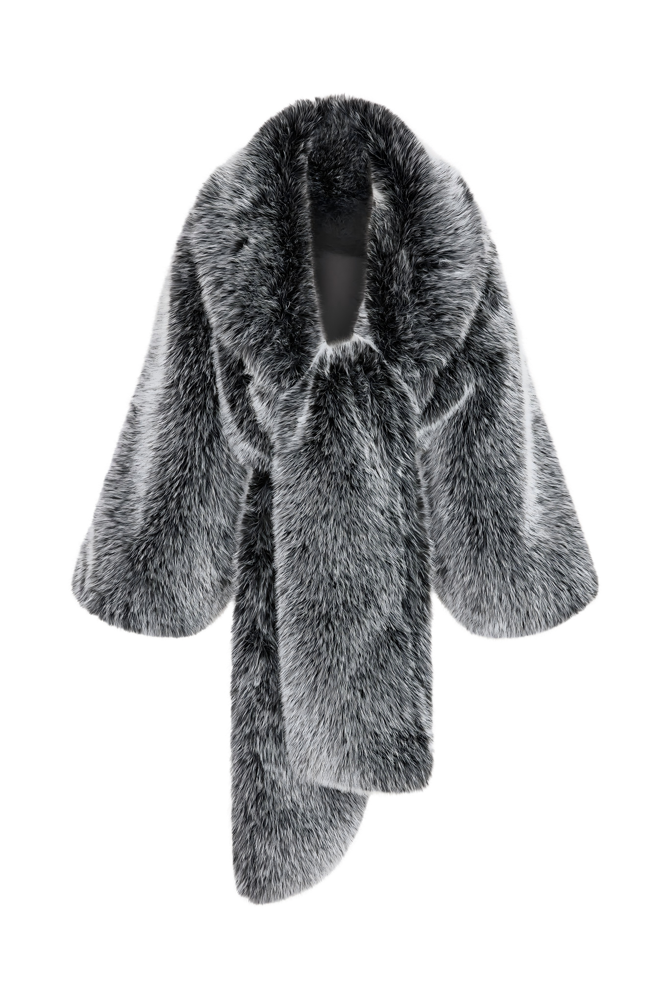 Short faux mink jacket