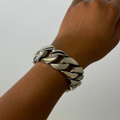 【BAD B】 Cuban chain titanium steel bracelet