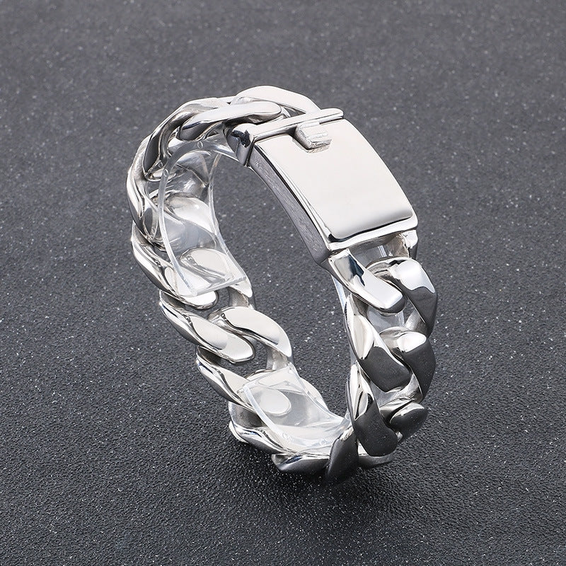 【BAD B】 Cuban chain titanium steel bracelet