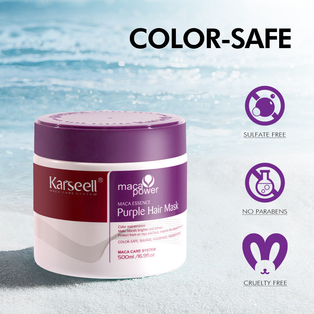Collagen-infused hair care, deep hydration, oil control, no-evaporation mask