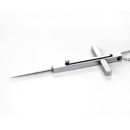 Self-defense weapon cross necklace