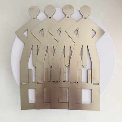 Outdoor Human-shaped Barbecue Sausage Rack Decoration