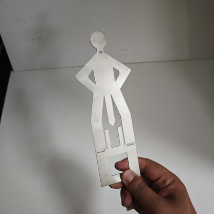 Outdoor Human-shaped Barbecue Sausage Rack Decoration