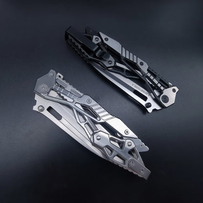 Mechanical Armor Magic Folding Knife