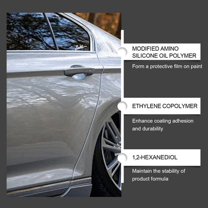 Car ceramic coating kit: Enhances car paint shine, resists stains, prevents scratches, is hydrophobic, and easy to clean.
