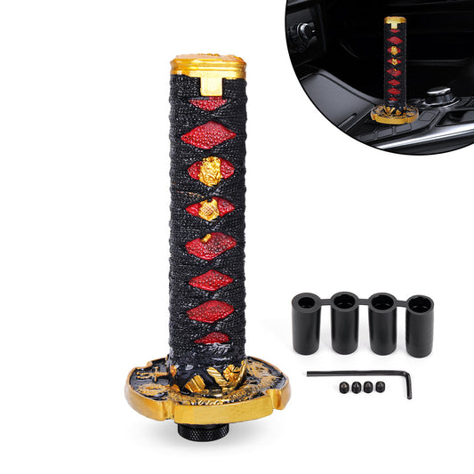 Samurai gear shift knob, gear lever, manual transmission shift knob, gear shift lever, universal