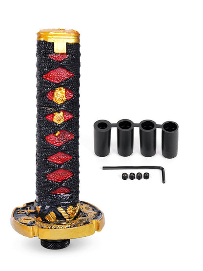 Samurai gear shift knob, gear lever, manual transmission shift knob, gear shift lever, universal