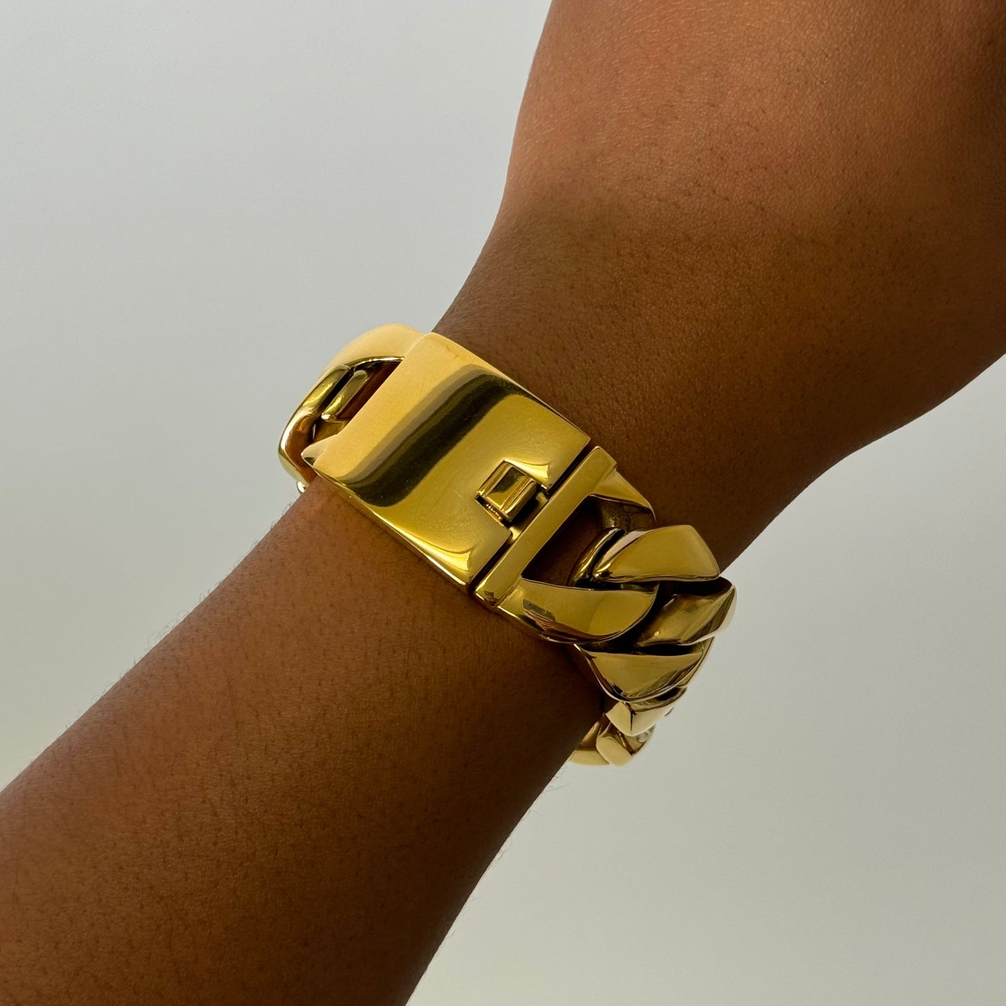 【BAD B】 Cuban chain titanium steel bracelet