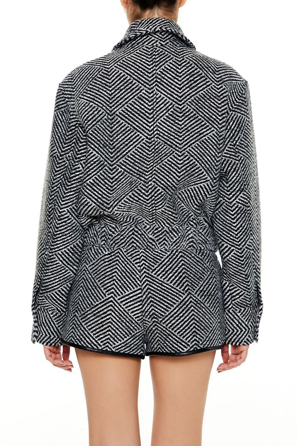 Herringbone Jacket + Shorts Set