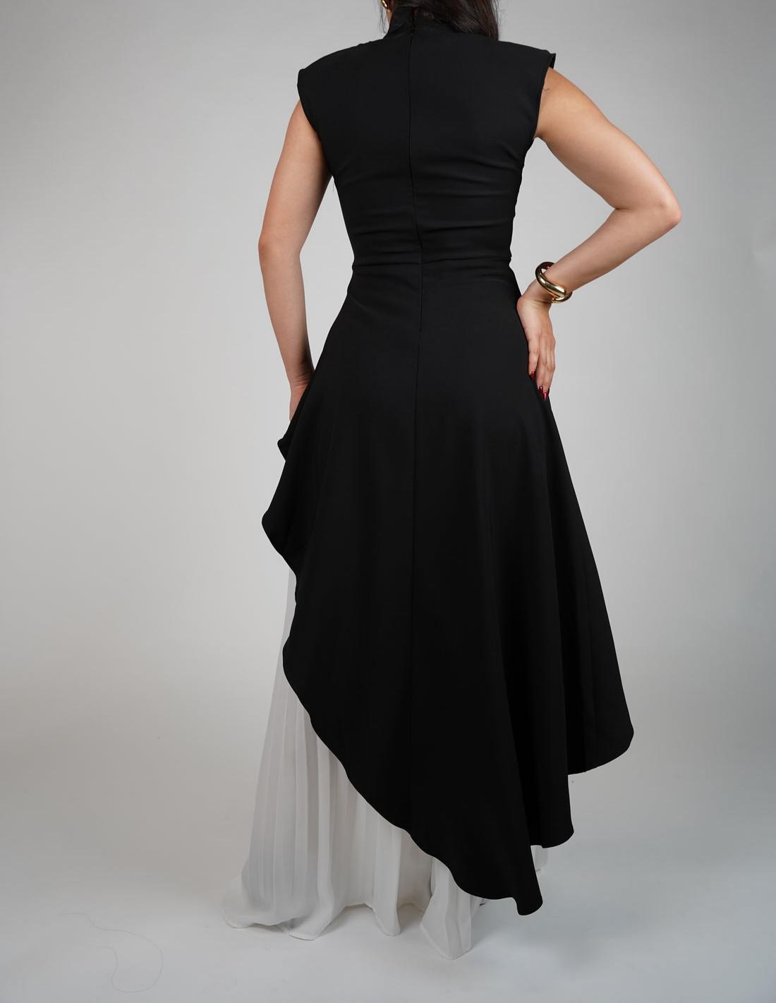 Elegant Pleated Pants Suit