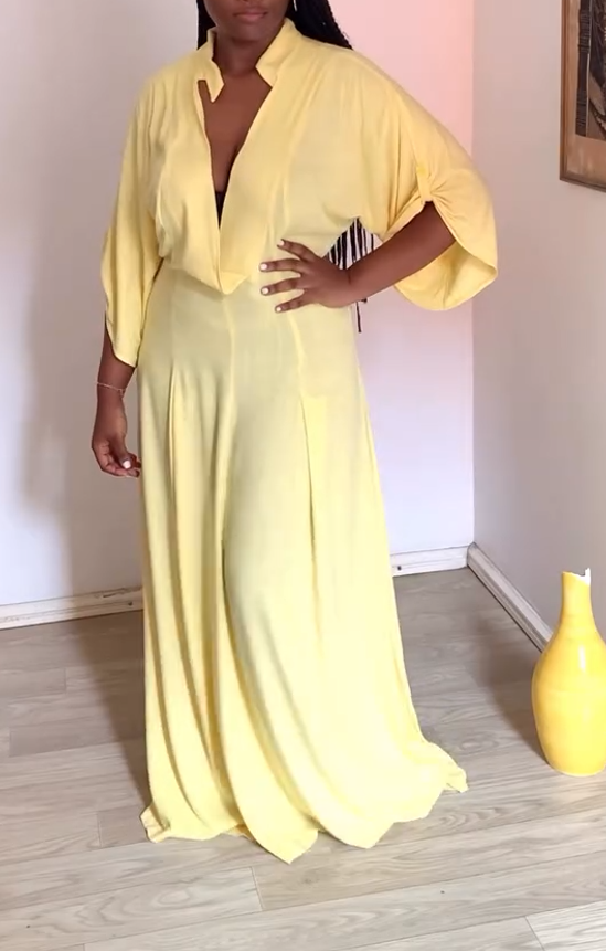 Fashionable and lightweight linen dress