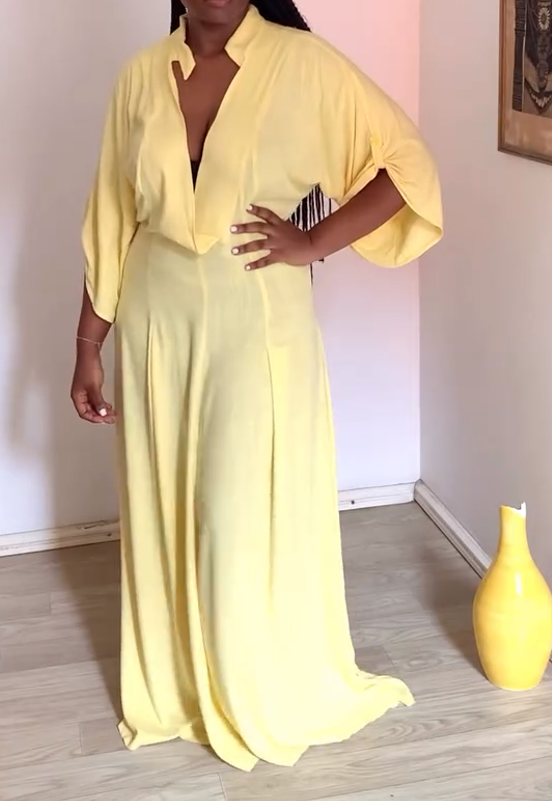 Fashionable and lightweight linen dress