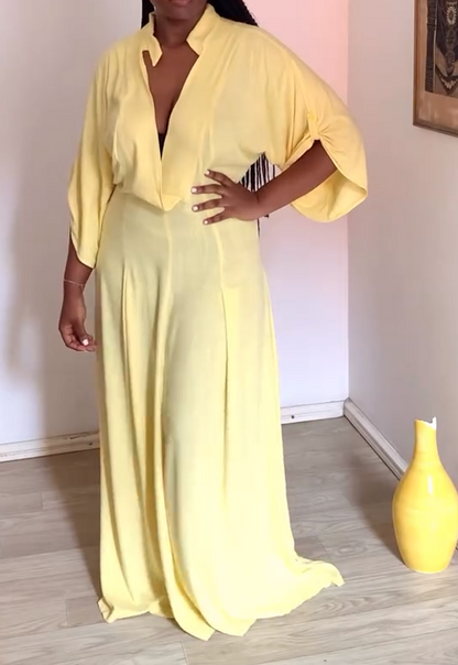 Fashionable and lightweight linen dress