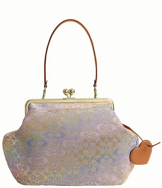 Large Rainbow Crystal Eyeglasses Frame Bag