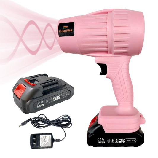 21V Cordless Leaf Blower Handheld, 300 CFM 80 MPH Battery Powered – For Lawn, Patio, Car Drying, Light Snow