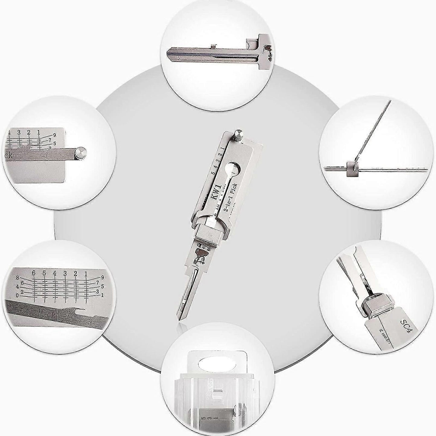 Locksmith Tool Set for 5 Pin Keyway