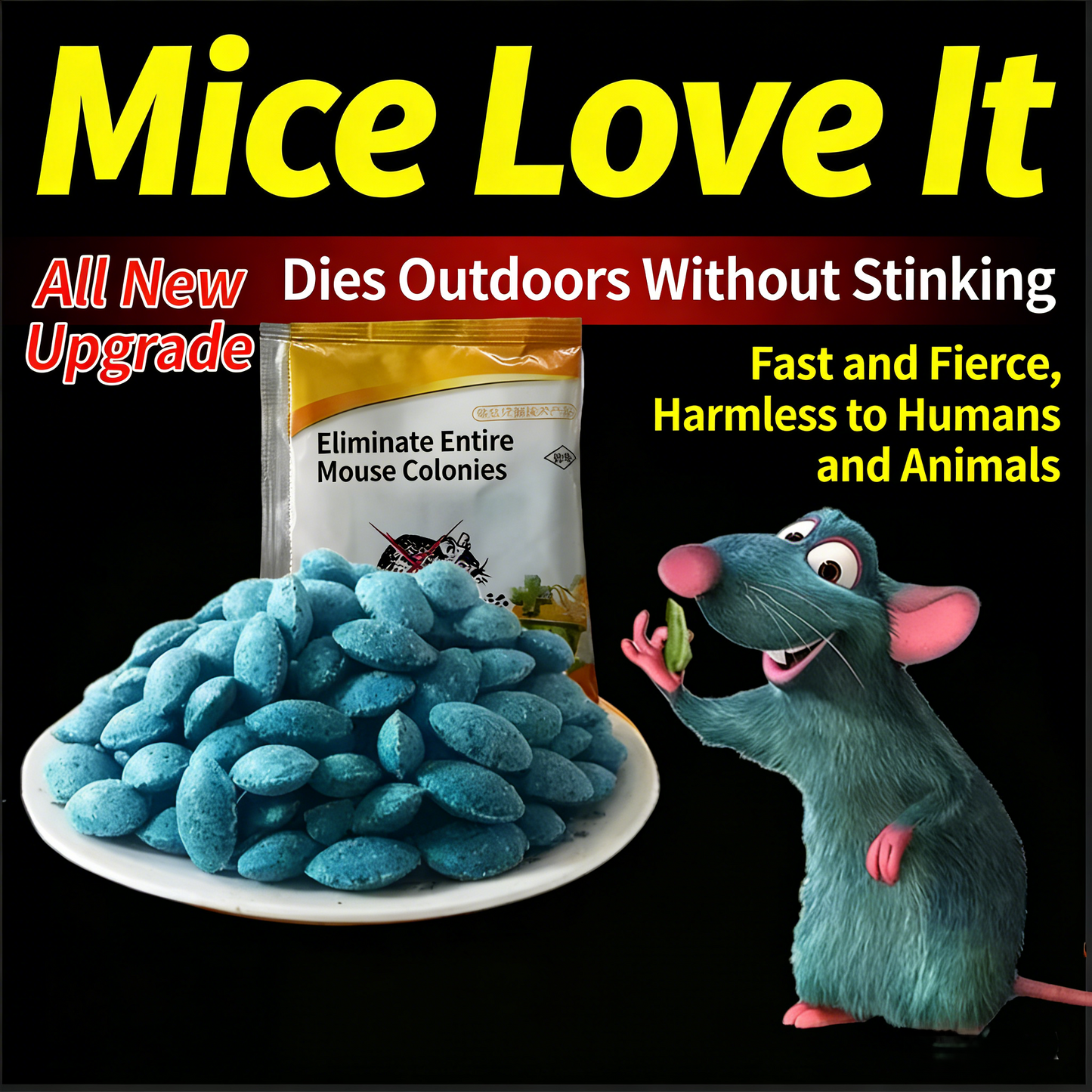 Rat poison specifically designed for cunning and clever rat