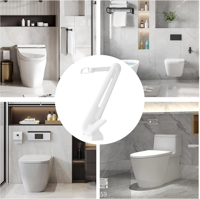 Foot-operated toilet seat lifter