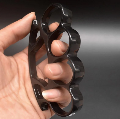 Big Finger Knuckle Duster Boxing Four Finger Buckle Defense Window Breaker Outdoor EDC Tool