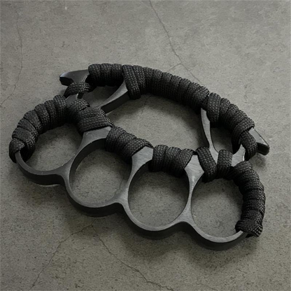Big Finger Knuckle Duster Boxing Four Finger Buckle Defense Window Breaker Outdoor EDC Tool
