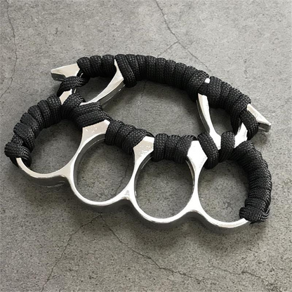 Big Finger Knuckle Duster Boxing Four Finger Buckle Defense Window Breaker Outdoor EDC Tool