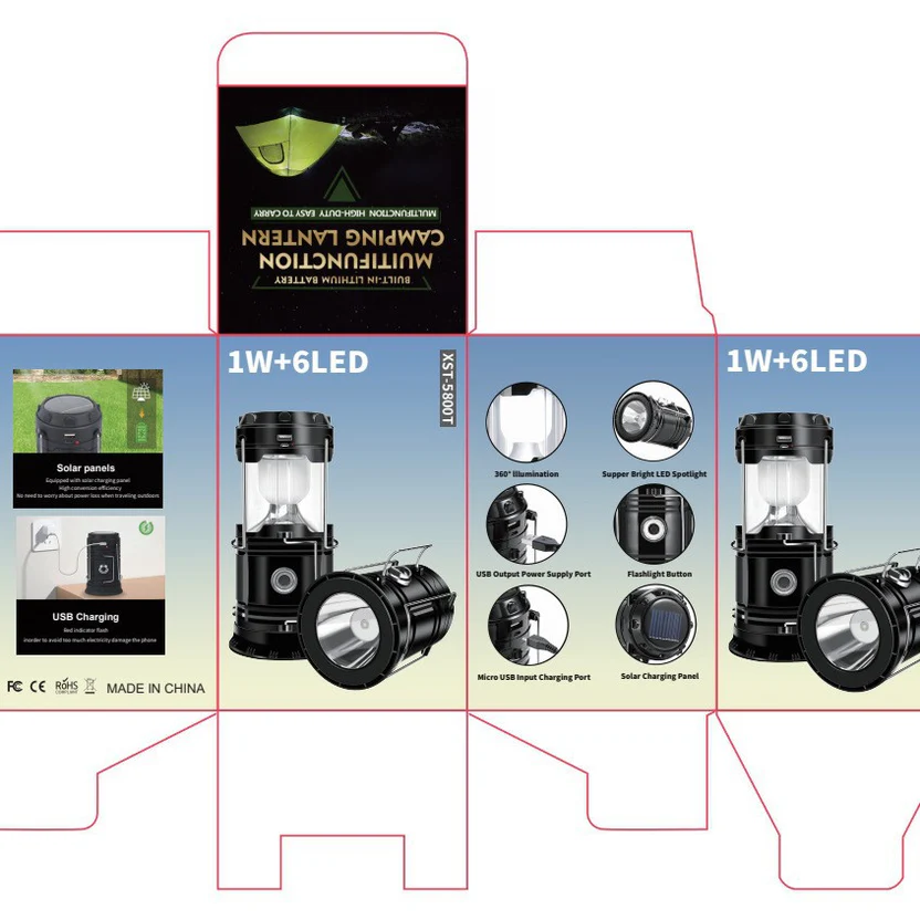 Rechargeable Portable Camping Light