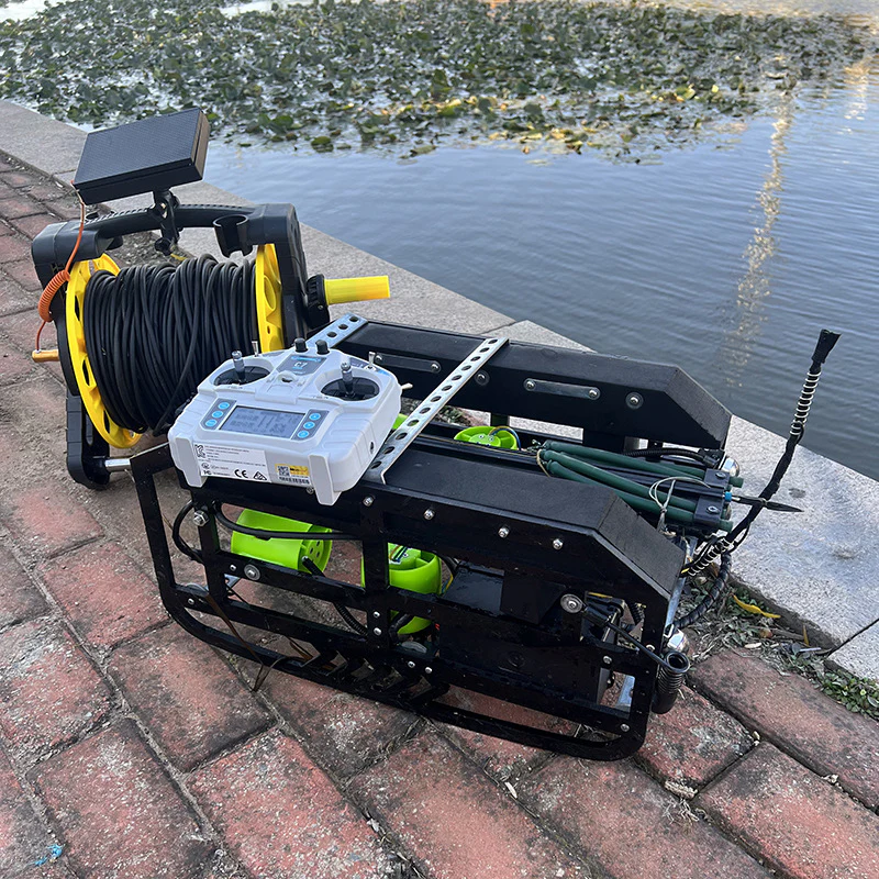 Underwater robot fishing artifact