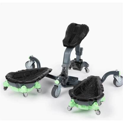 Rolling knee pad mobile crawler