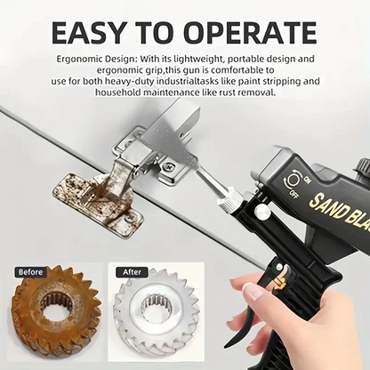 150 PSI Portable Blaster For Metal, Wood & Glass