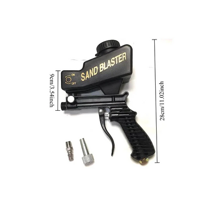150 PSI Portable Blaster For Metal, Wood & Glass