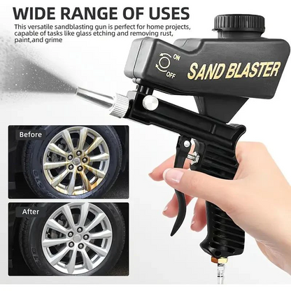 150 PSI Portable Blaster For Metal, Wood & Glass