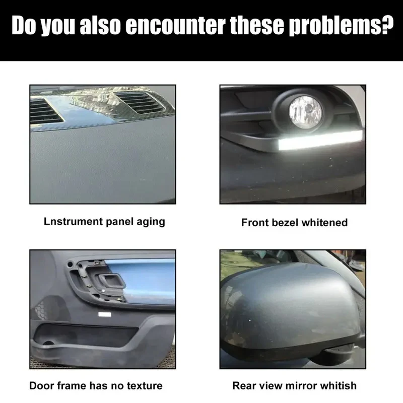 Multi-functional car refurbishing agent repairs aging