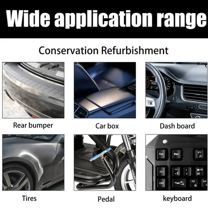Multi-functional car refurbishing agent repairs aging
