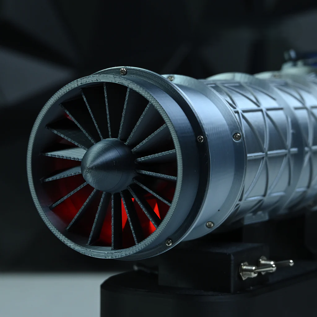 J35-A Turbojet Engine Vector Tail Spray Humidifier