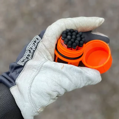 Windproof and waterproof outdoor disposable matches