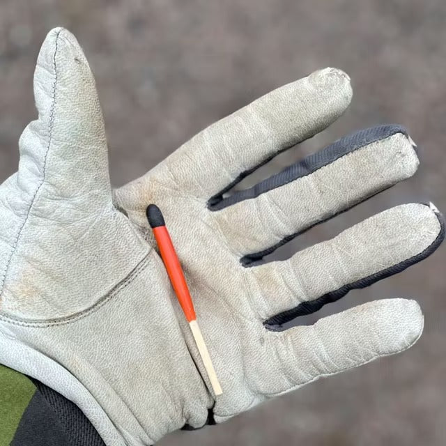 Windproof and waterproof outdoor disposable matches