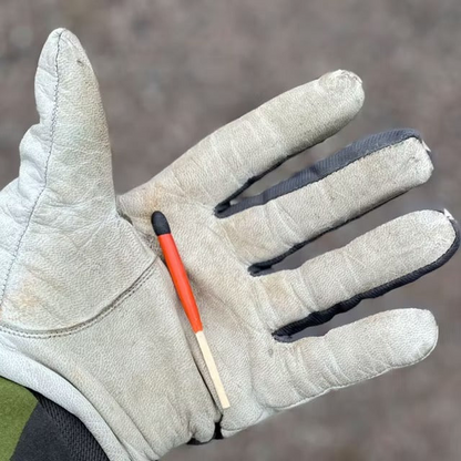 Windproof and waterproof outdoor disposable matches