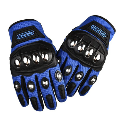 Stainless steel hard-shell tactical gloves