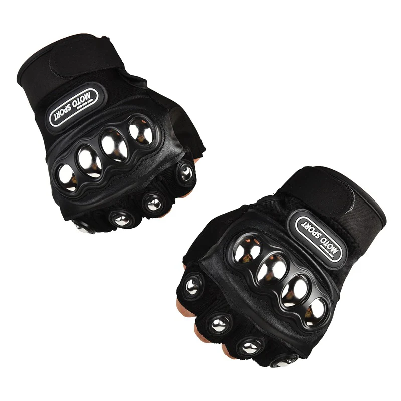 Stainless steel hard-shell tactical gloves