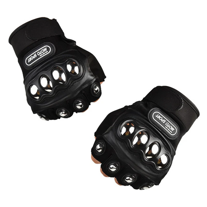 Stainless steel hard-shell tactical gloves