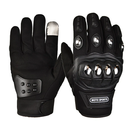Stainless steel hard-shell tactical gloves