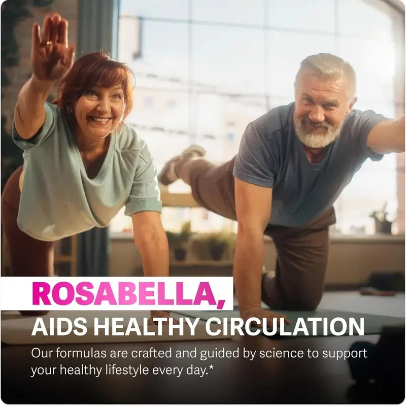 3 Pack of Rosabella Organic Beetroot Capsules (1300mg) for Blood Flow & Heart Health