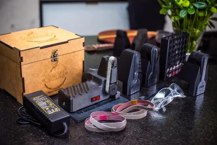 Multi-functional electric knife sharpener