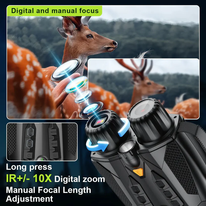 4K Night Vision Binoculars With 32GB SD Card