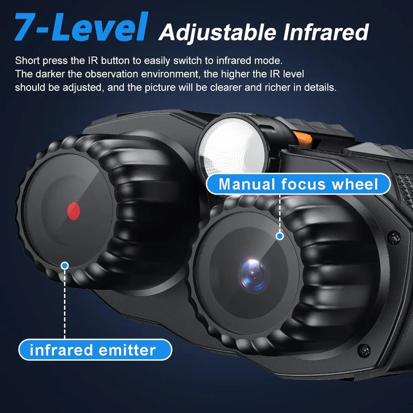 4K Night Vision Binoculars With 32GB SD Card