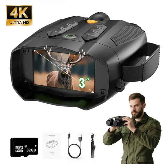 4K Night Vision Binoculars With 32GB SD Card