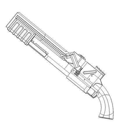 Pump-action card gun